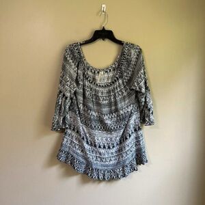 Grand &‎ Greene XL black and white top